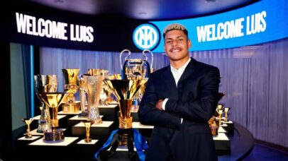 Luis Henrique ao ser contratado pelo Inter de Milão - Foto: Inter de Milão