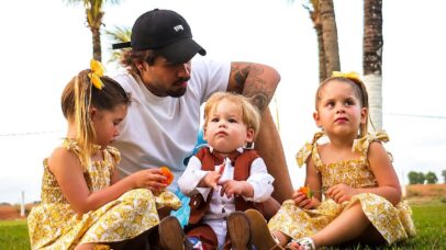 Zé Felipe é pai de Maria Alice, Maria Flor e José Leonardo - Foto: Reprodução/Instagram @zefelipe