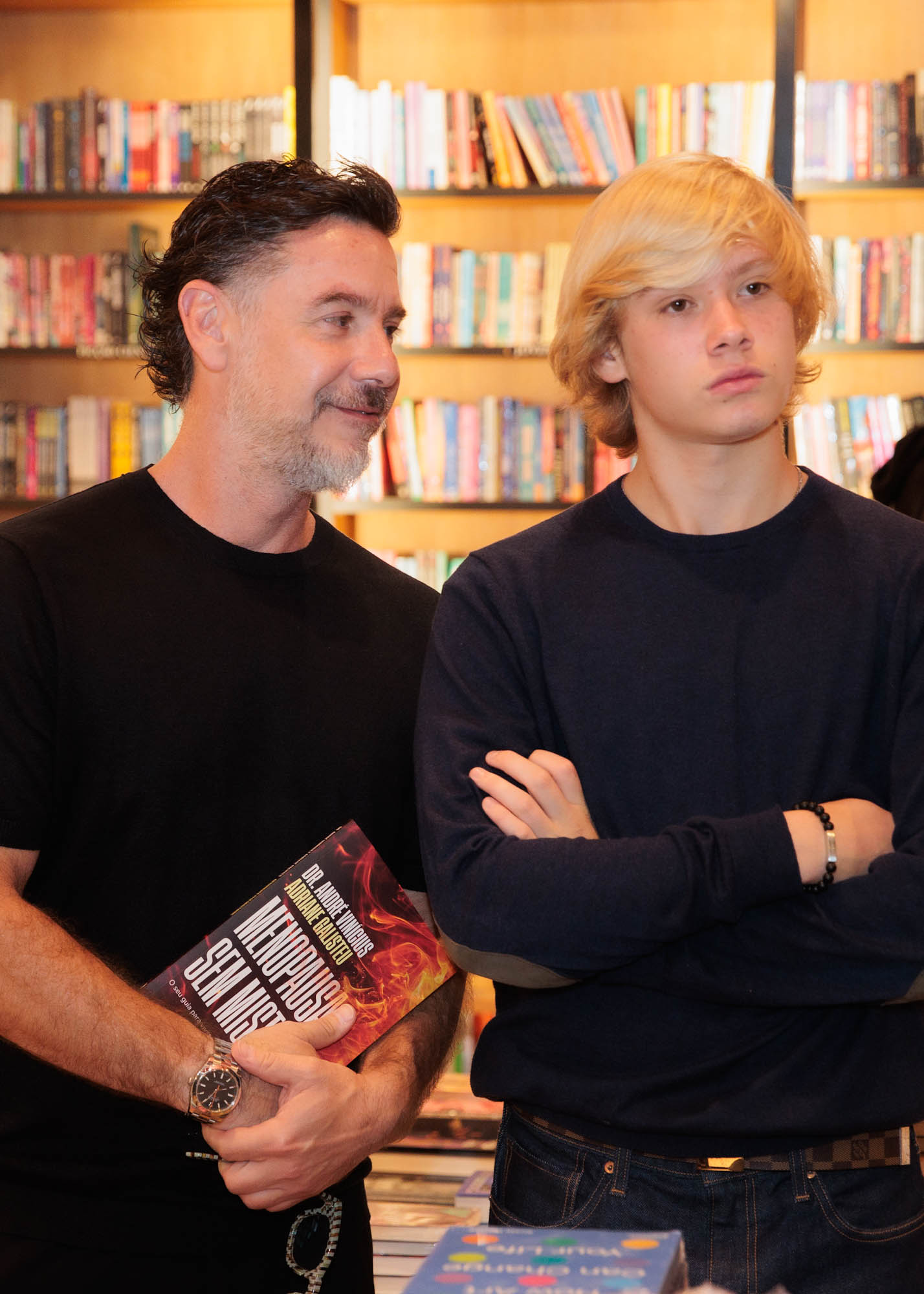 Alexandre Iódice e VIttorio - Foto: Clayton Felizardo / Brazilnews