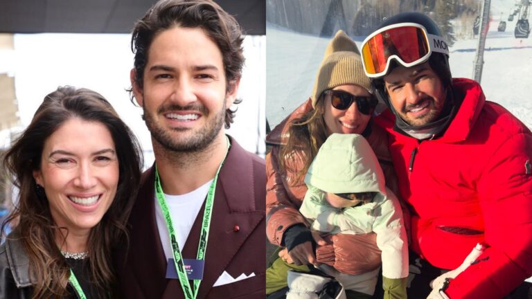 Alexandre Pato posta fotos raras em família no aniversário de Rebeca Abravanel