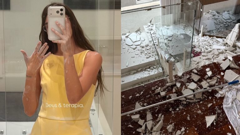 Amanda Kimberlly, mãe da filha de Neymar, revela perrengue em sua casa; fotos