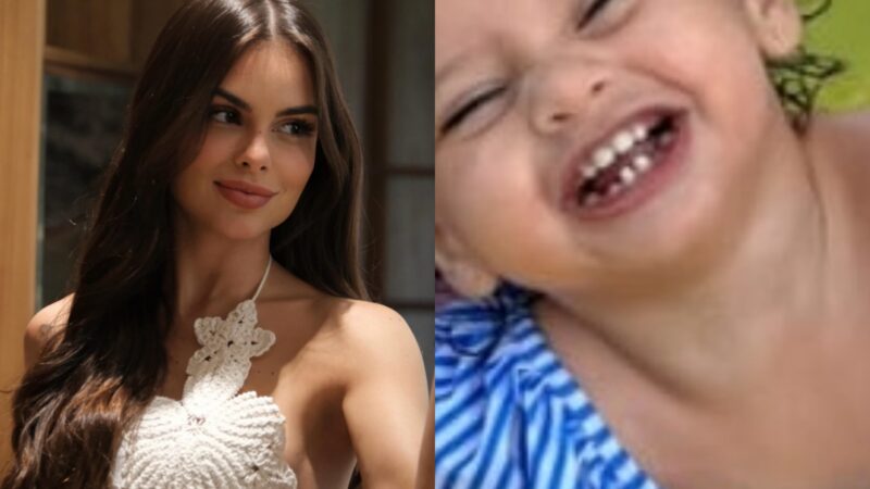Amanda Kimberlly encanta a web com novas fotos de Helena, sua filha com Neymar