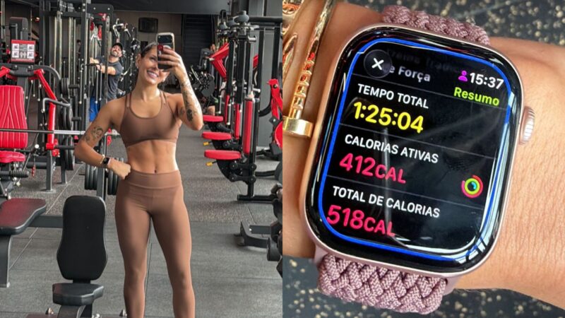 Ana Castela usa conjunto de acessórios de R$ 160 mil para ir à academia
