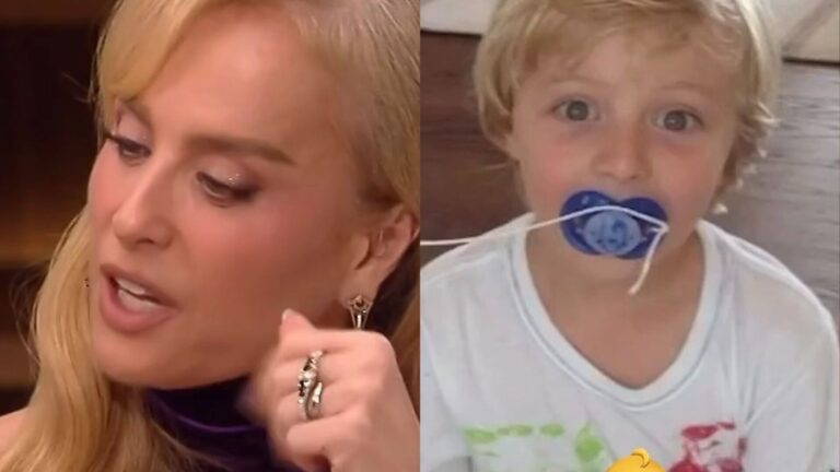 Angélica revela tática que Luciano Huck criou para o filho largar a chupeta: ‘Trauma’
