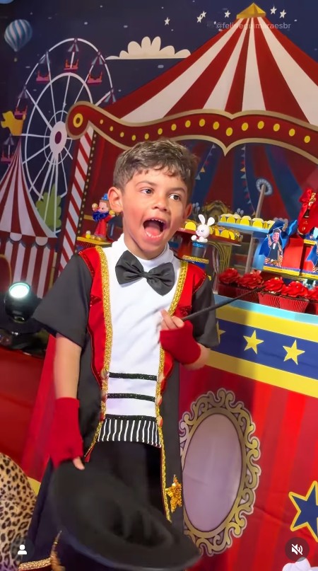 Filho de Marília Mendonça celebra 6 anos com festa temática - Foto: Reprodução/Instagram @felipeguimaraesbr