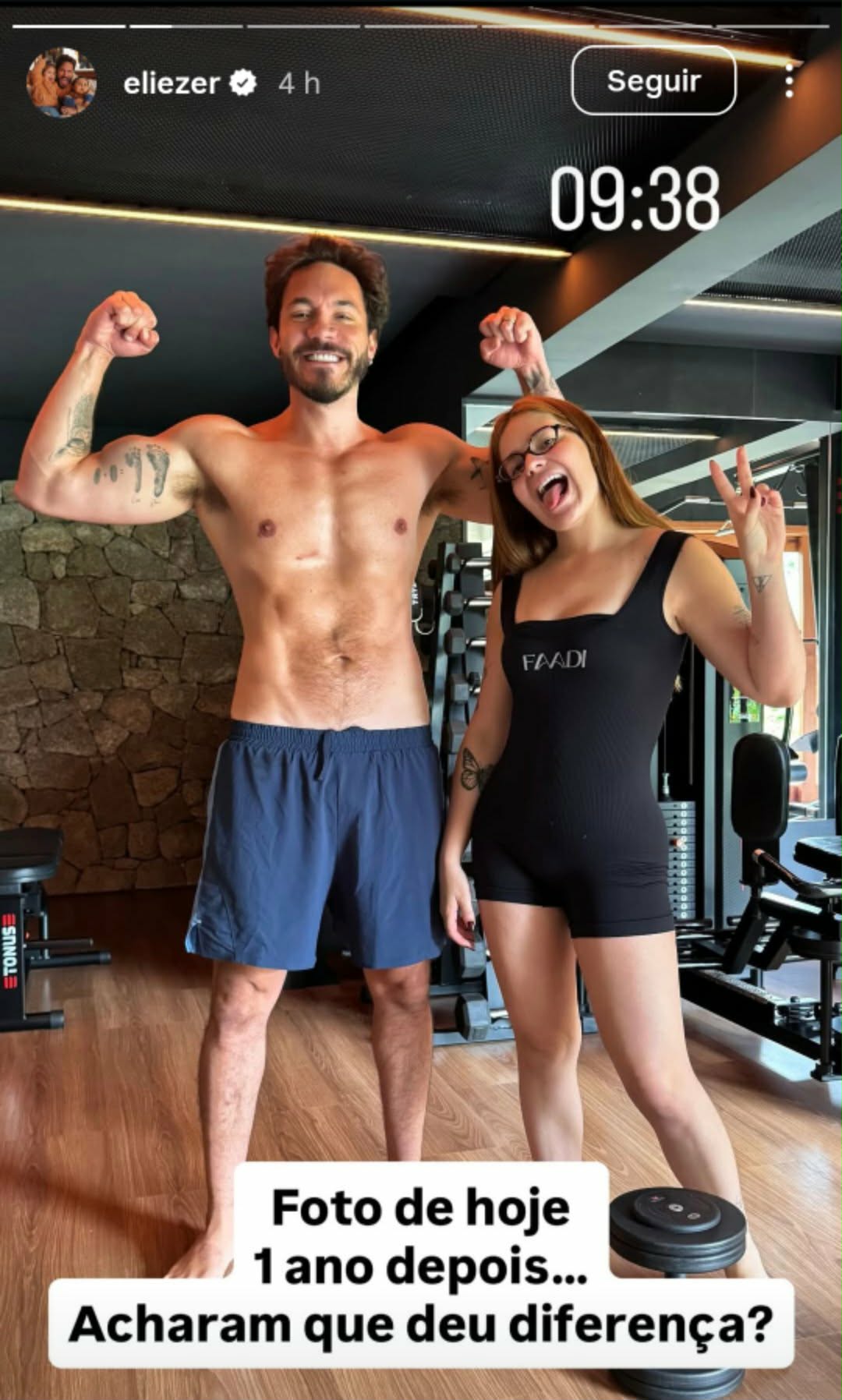 Viih Tube e Eliezer mostram seu antes e depois - Foto: @eliezer