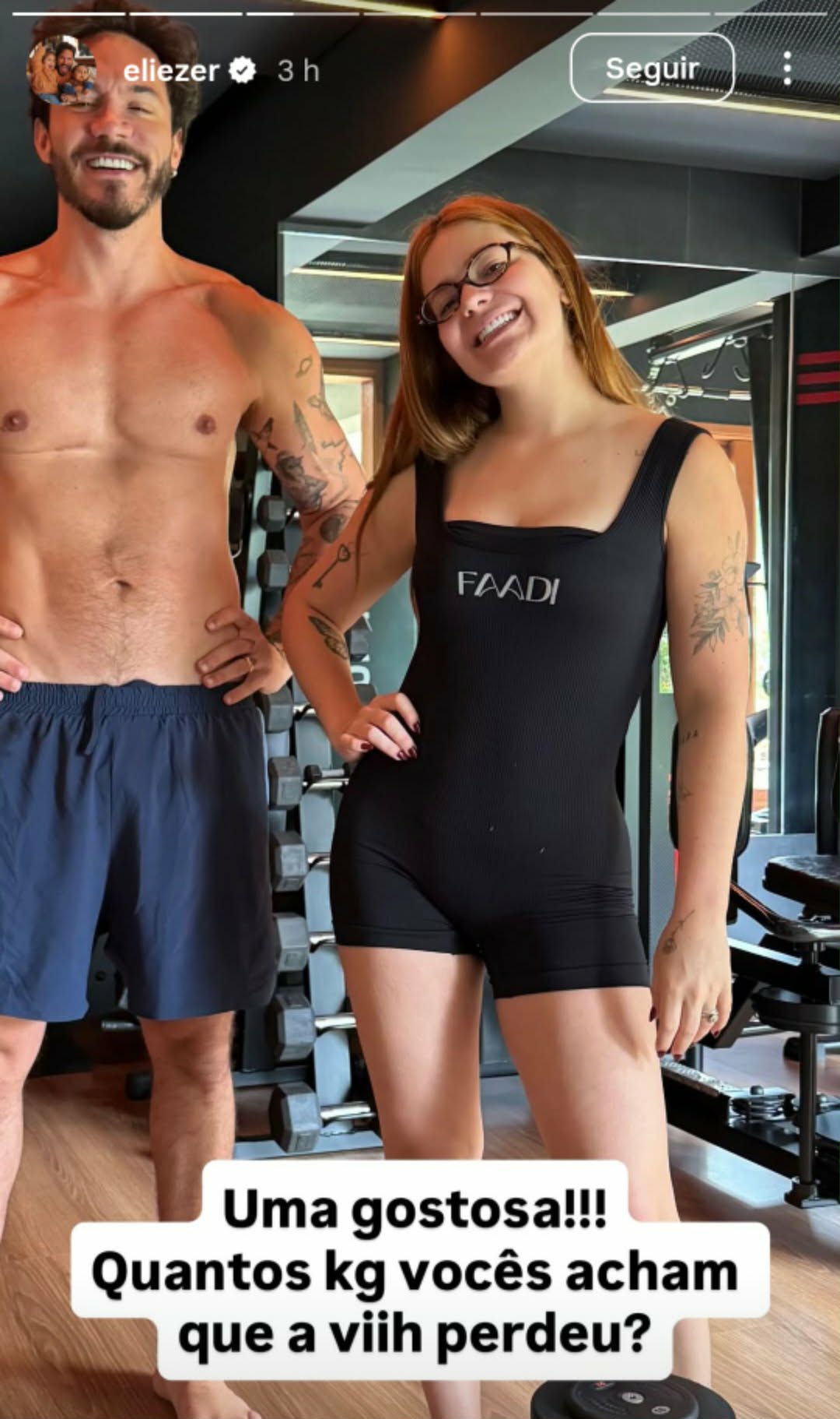 Viih Tube e Eliezer mostram seu antes e depois - Foto: @eliezer
