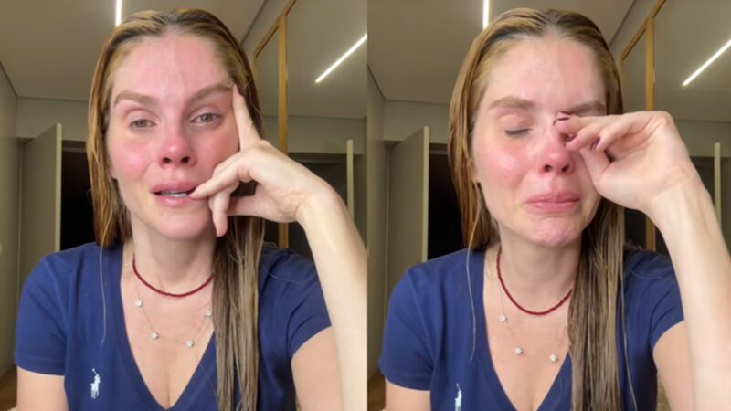 Bárbara Evans revela que os filhos adoeceram ao mesmo tempo, chora e desabafa: ‘Muito difícil’
