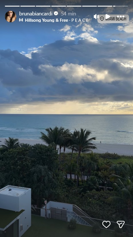 Após ‘vale night’, Bruna Biancardi surge em Miami - Foto: Reprodução / Instagram @brunabiancardi