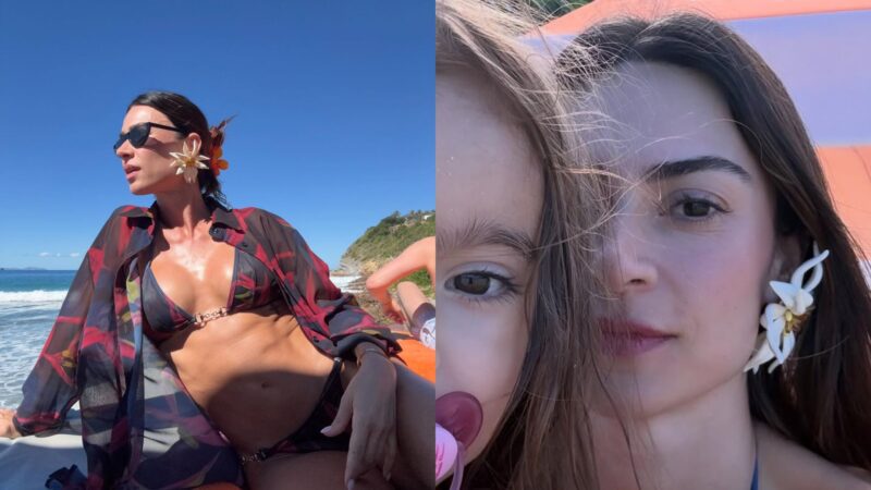 Thaila Ayala compartilha férias em destino caribenho com a família