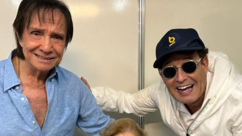 Roberto Carlos e Sérgio Mallandro - Foto: Reprodução / Instagram