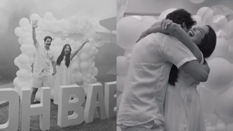 Laís Caldas e Gustavo Marsengo revelam gênero do primeiro bebê; vídeo