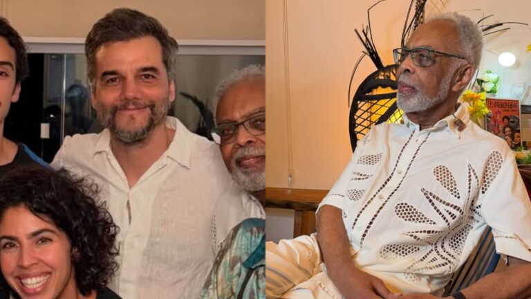 Wagner Moura prestigia encontro com a família Gil em Salvador