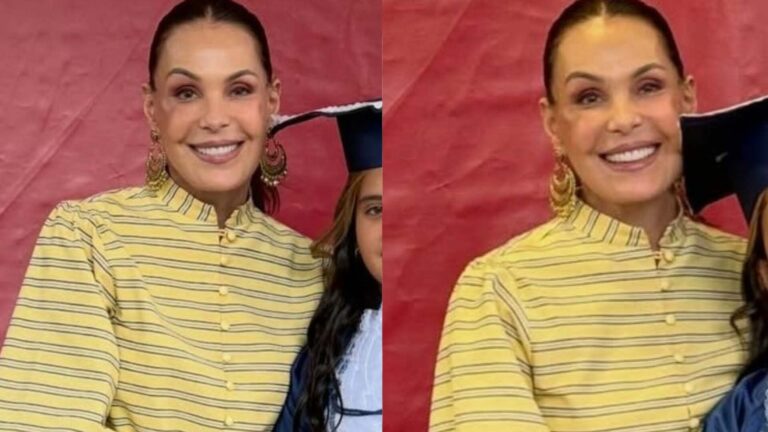 Carolina Ferraz comemora formatura da filha caçula e mostra fotos: ‘Dia importante’