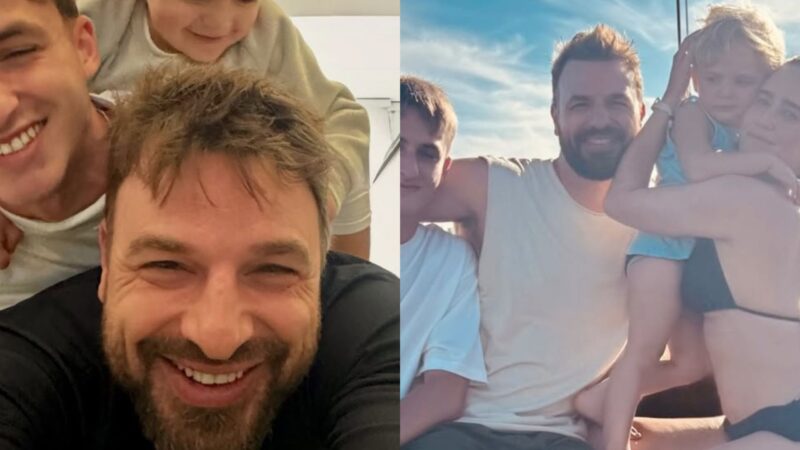 Cássio Reis com Fernanda Vasconcellos e os filhos - Foto: Reprodução / Instagram @cassioreis