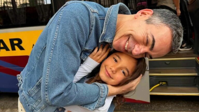 Filha de César Tralli sofre muito com a distância do pai, revela Ticiane Pinheiro