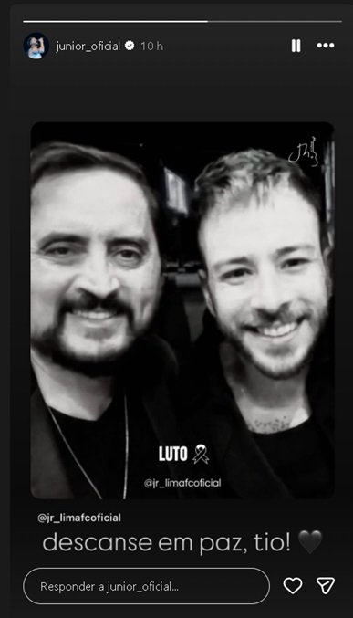 Post de Junior Lima no Instagram