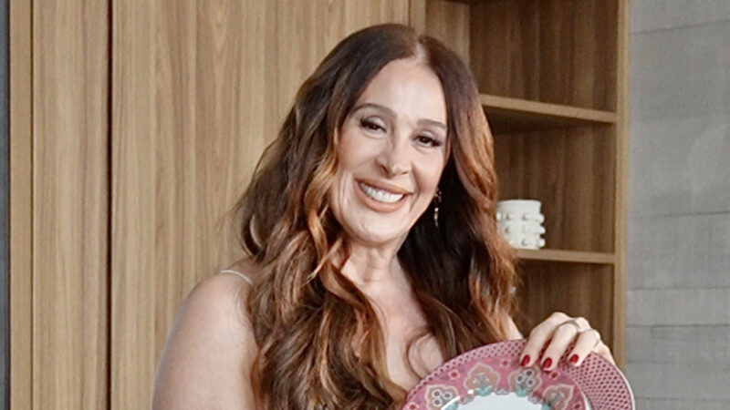 Claudia Raia mostra a decoração de sua mesa para o Natal - Foto: Divulgação