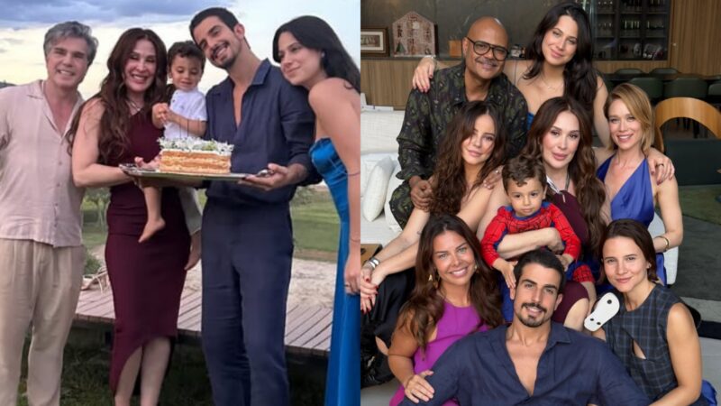 Claudia Raia comemora aniversário ao lado da família e de amigos famosos; veja!