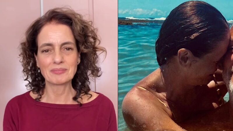 Denise Fraga posta fotos raras de seu marido — Foto: Reprodução/ Instagram @denisefragaoficial