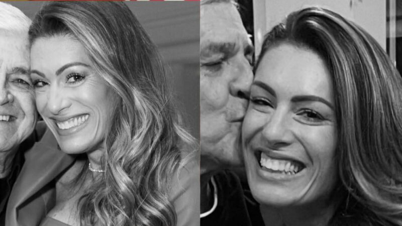 Elaine Mickely lamenta morte do pai