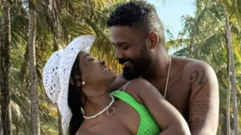 Erika Januza exibe primeira foto com seu novo namorado, Arlindinho