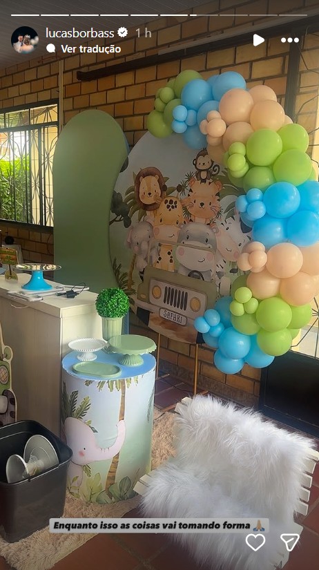 Filho de Isabel Veloso e Lucas Borbas completa 1 ano - Foto: Reprodução / Instagram @lucasborbass 