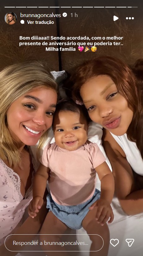 Brunna Gonçalves e Ludmilla são mães de Zuri - Foto: Reprodução / Instagram @brunnagoncalves