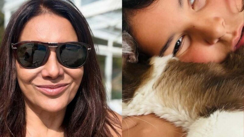 Dira Paes mostra foto do filho caçula