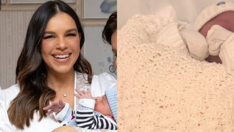 Mariana Rios celebra 8 dias de vida do filho com fotos inéditas: ‘Tão esperado’