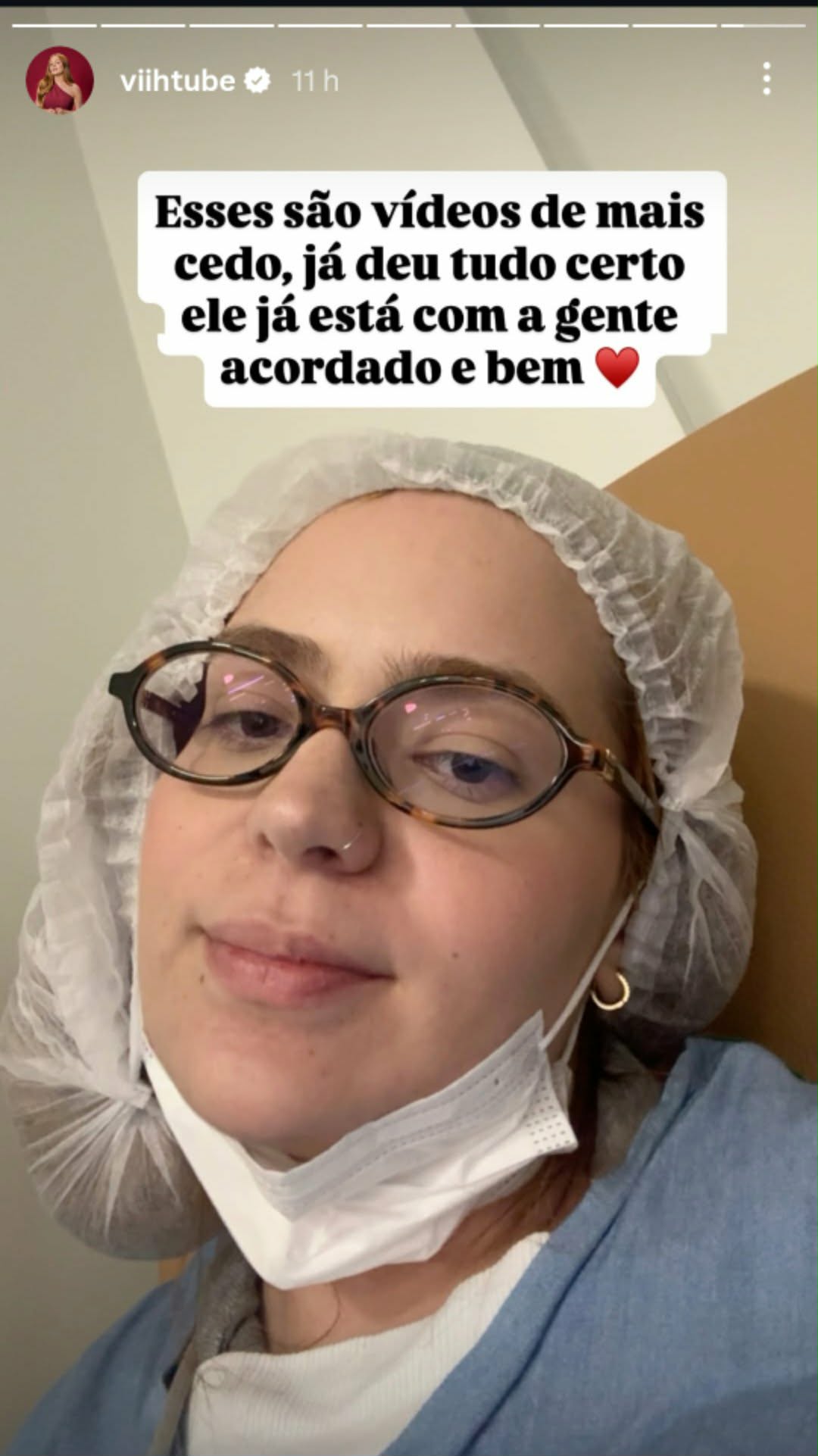 Filho de Viih Tube passa por novo procedimento no hospital - Foto: @viihtube