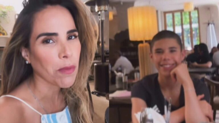 Wanessa Camargo é surpreendida com gesto do filho em almoço: ‘Tirou da minha mão’