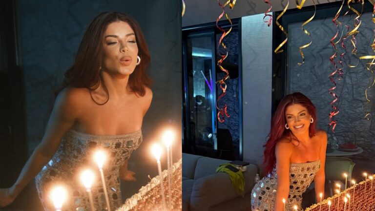 Veja o bolo de aniversário diferentão e enorme que Gkay escolheu para comemorar os 33 anos