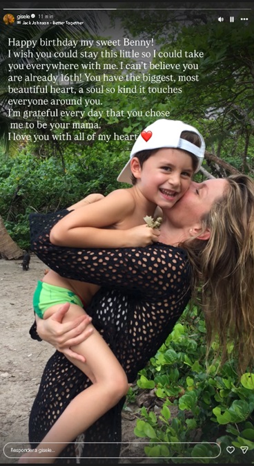 Homenagem de Gisele Bündchen - Foto: Instagram
