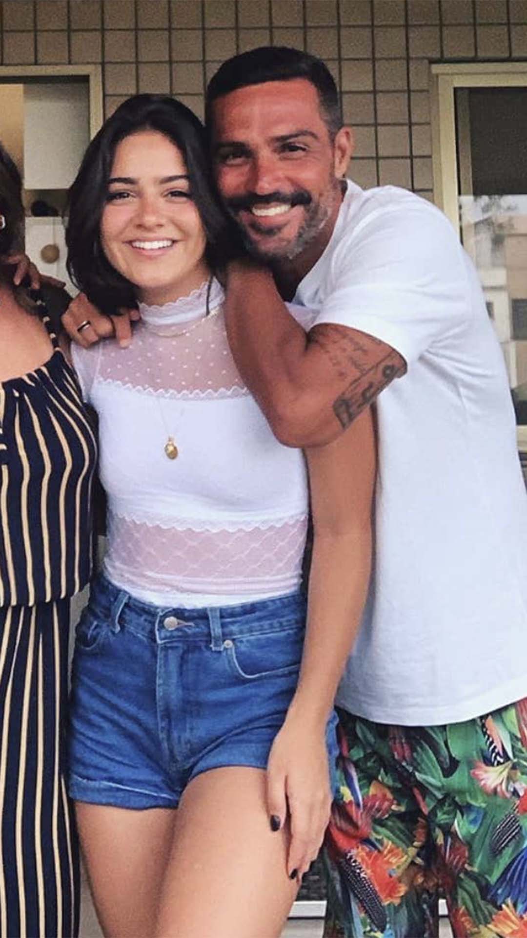 Giullia Buscacio e o pai, Julinho - Foto: Reprodução / Instagram