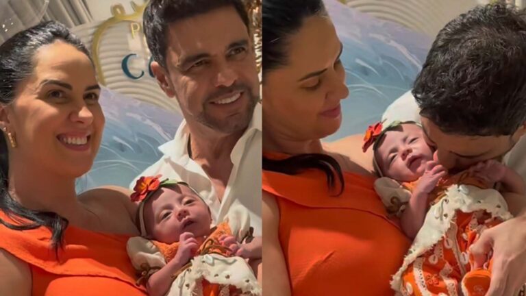 Graciele Lacerda relembra o primeiro mesversário da filha; veja como foi