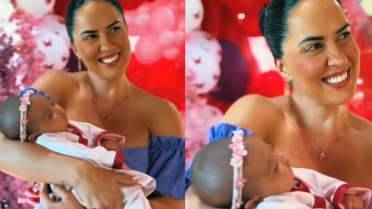 Graciele Lacerda mostra evento especial de primeira vez de Clara na fazenda
