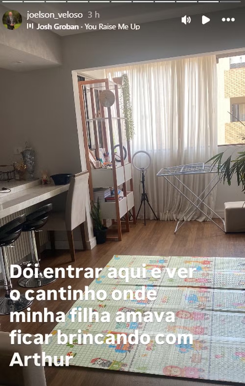 Desabafo do pai de Isabel Veloso - Foto: Reprodução / Instagram @joelson_veloso