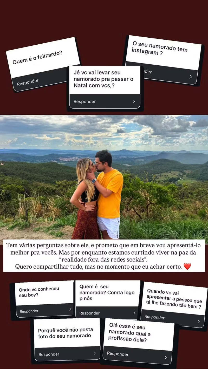 Storie de Jessica Beatriz no Instagram