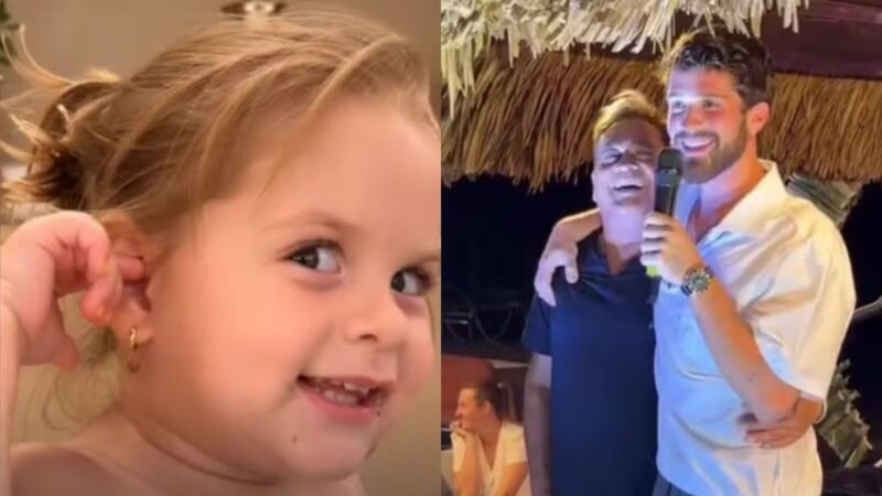 João Guilherme compartilha vídeo sobre Maria Flor e fãs questionam: 'E a Maria Alice?'