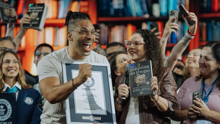 Joel Jota entra para o Guinness World Records com novo livro: ‘Meta pessoal’