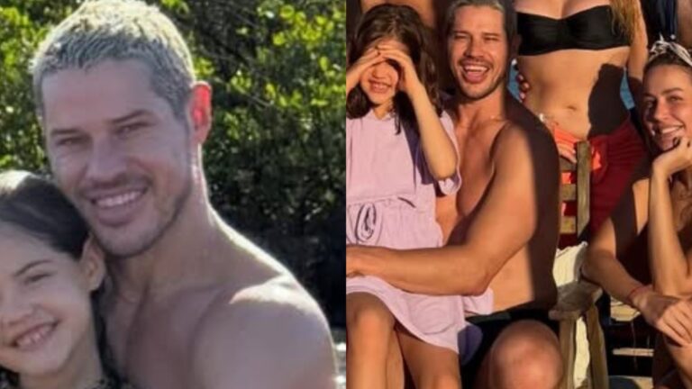José Loreto curte viagem de réveillon à Bahia com a filha e a nova namorada