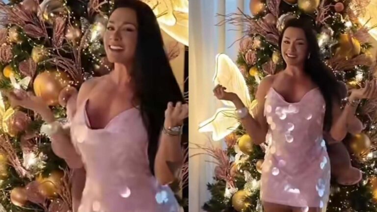 Juju Salimeni mostra sua árvore de Natal personalizada de R$ 50 mil: ‘Fugir do clássico’