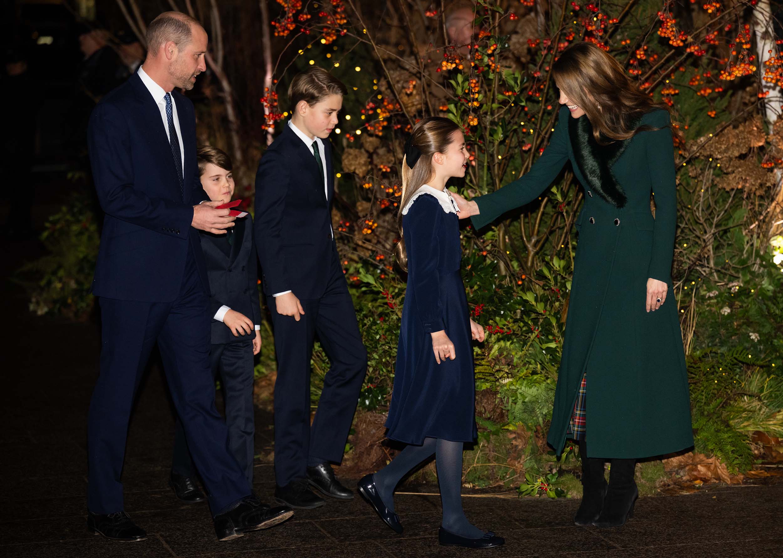 Príncipe William, George, Louis, Charlotte e Kate Middleton - Foto: Getty Images