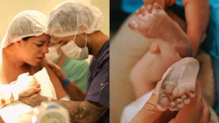 Key Alves mostra vídeo emocionante do nascimento da filha: ‘Nossa família’