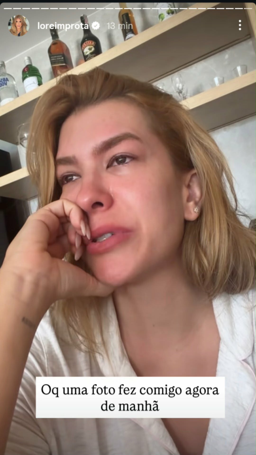 Lore Improta se emociona ao ver foto da filha e chora - Foto: @loreimprota