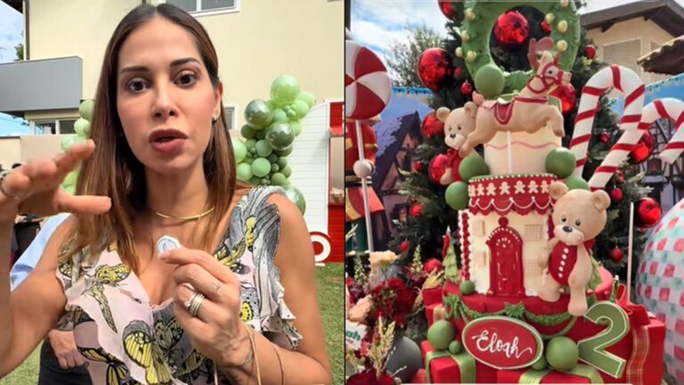 Maíra Cardi celebra mêsversário da filha com festão, mas sem a presença da bebê; veja como foi