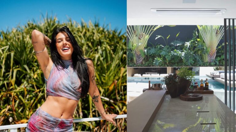 A mansão milionária de Ana Castela tem piscina com telão e camarim gigante: veja fotos