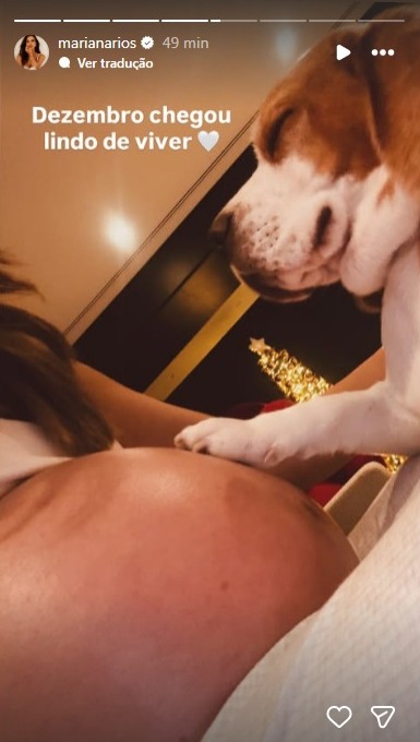 Mariana Rios exibe o barrigão na reta final da gravidez - Foto: Reprodução/Instagram @marianarios 