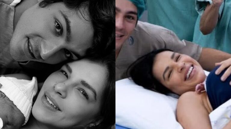 Mariana Rios exibe foto inédita do nascimento do filho, Palo: ‘Gratidão’